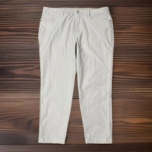 Lululemon Men's Grey ABC Slim Fit 5-Pocket Utilitech Pants sz 38x27